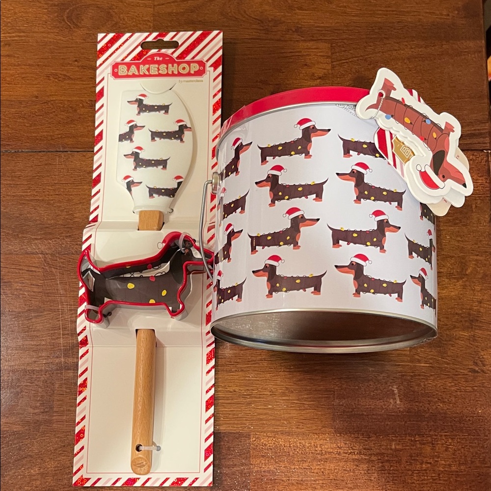 Dachshund Holiday Baking Set